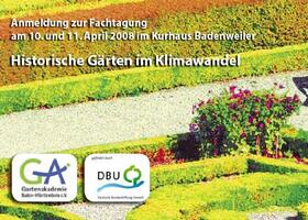 Historische Gärten im Klimawandel 