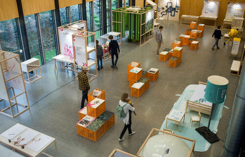 Ausstellung „Grün Stadt Grau - Nachhaltige StadtLandschaften“ © Michael Münch/DBU