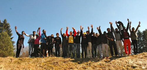 Junge Flüchtlinge aktiv! 