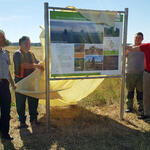 Enthüllung Infotafel DBU-Naturerbefläche Kellerberge © Deutsche Bundesstiftung Umwelt