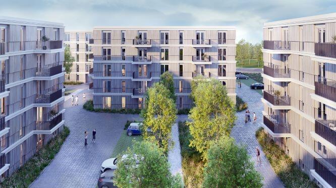 Projekt Holzhybrid-MFH AZ 35522 © BBP