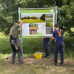 Infotafel für die DBU-Naturerbefläche Landshut © Bundesforst