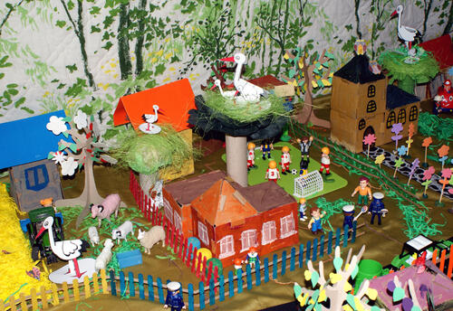 Arbeit Klasse 3 der Grundschule Szybowicach &copy; Stiftung Kinderuniversität Krakau 