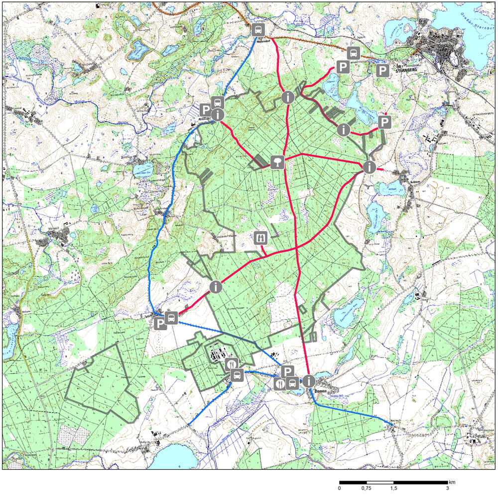 Karte Kaarzer Holz © Deutsche Bundesstiftung Umwelt