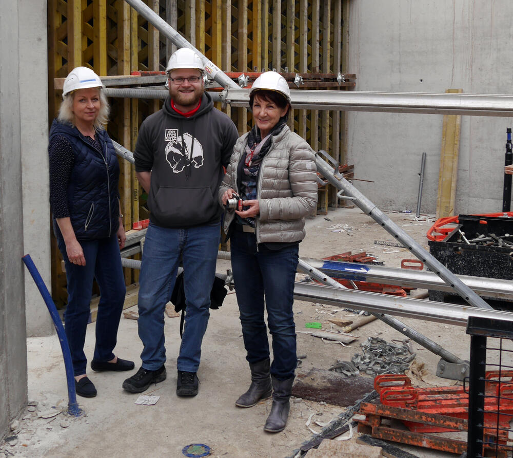 Mettke, Jacob, Knieper Baustelle Umweltstation Würzburg © Umweltstation Würzburg