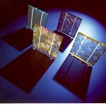 blaue Standard-Solarmodule 