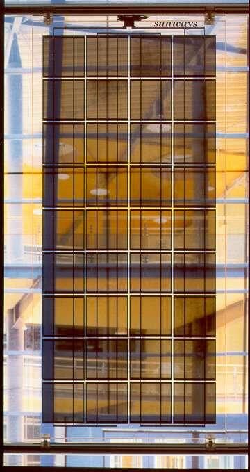 Der Prototyp des Solarmoduls 