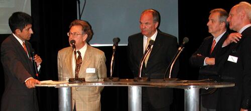 Gesprächsrunde Crutzen/Treusch/Töpfer/Hipp 