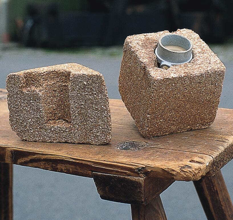 Verpackungsformteile aus Getreidekleie 