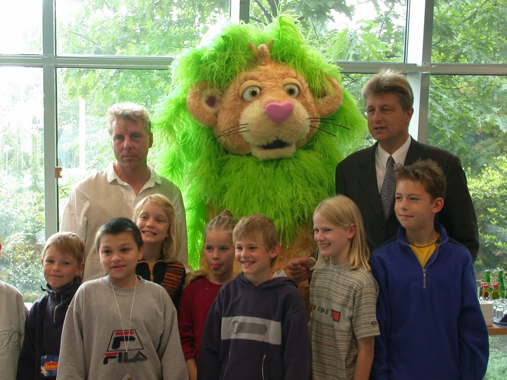 Graslöwe, 12. Juni, Gruppenbild 