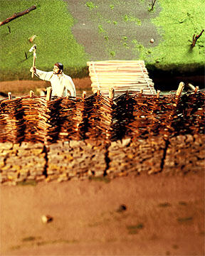 Schnippenburg (Modell), Foto von Axel Hartmann 