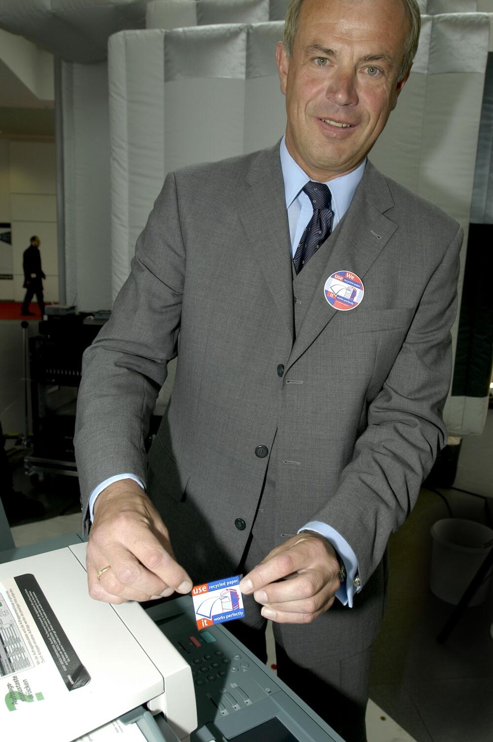 Initiative Pro Recyclingpapier: Aufkleber 