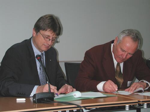 Prof. Dr. Jurgis Staniskis, Dr.-Ing. E. h. Fritz Brickwedde 