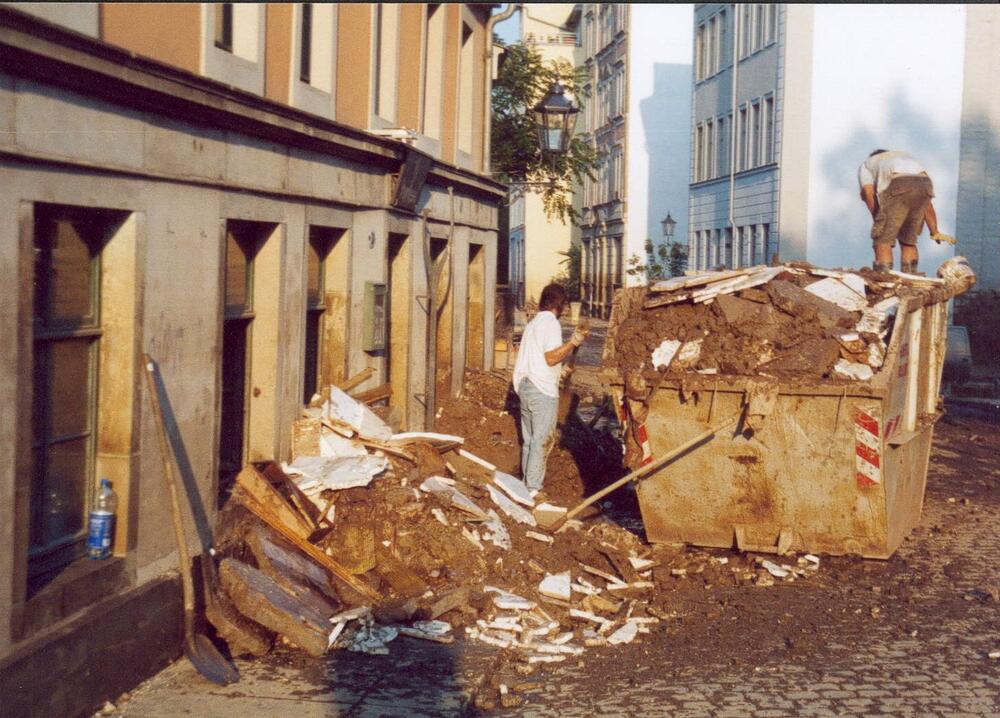 Umweltzentrum Dresden nach der Flut 