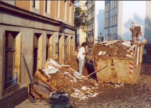 Umweltzentrum Dresden nach der Flut 