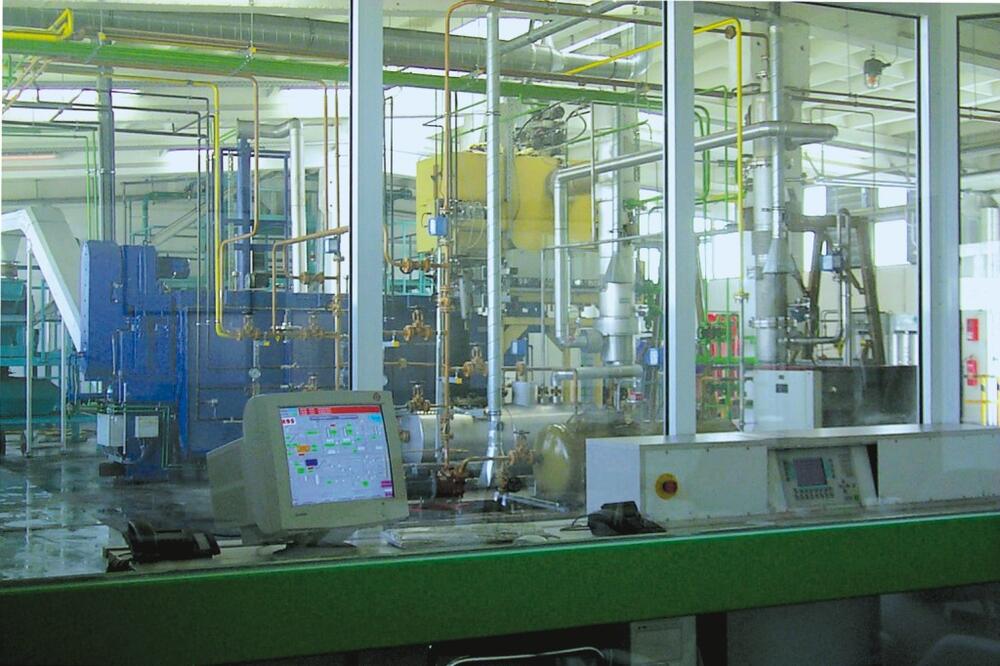 Einblick in den Apparaturaufbau im Labor 