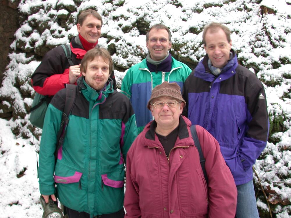 MUNA-Preisträger Poick. vor Fledermausschacht 