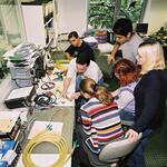 Kurs 21, Schüler in der Werkstatt 