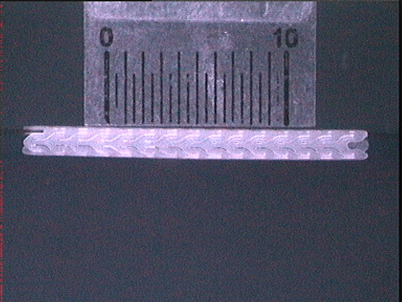 Koronarstent aus Polyhydroxybuttersäure 