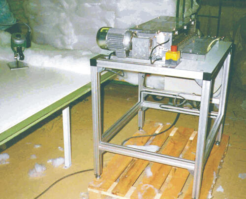 Recyclinganlage für Abfalldecken 