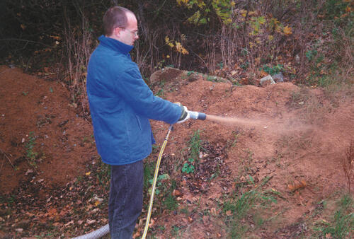 Begrünung von Hängen 