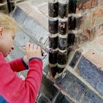 Lübecker Rathaus, erste Restaurierungstests 