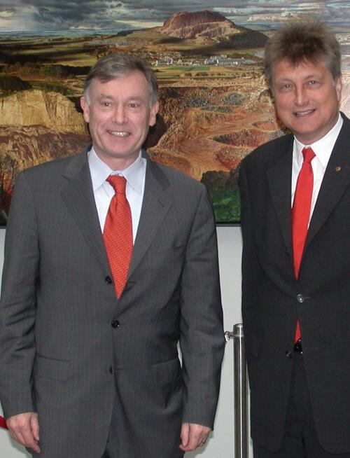 Prof. Köhler zu Gast in der DBU  - Brickwedde 