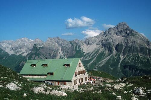 Mindelheimer Hütte, Panorama 