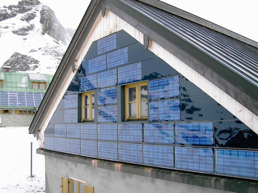 Mindelheimer Hütte, Solartechnik 