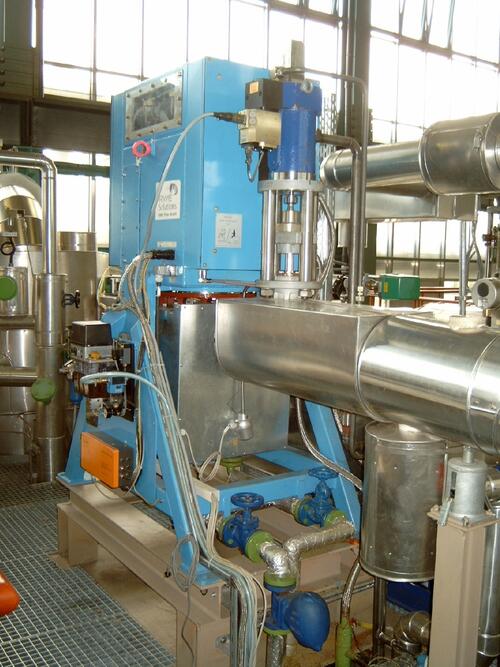 Heizkraftwerk Kleindampfturbine 