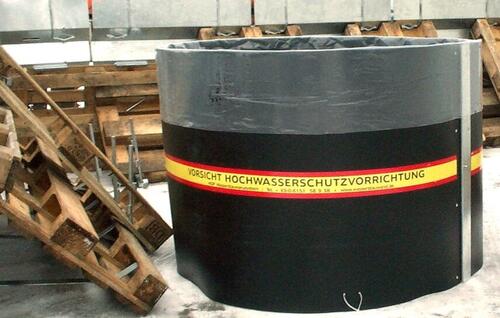 Hochwasserwand Gully 