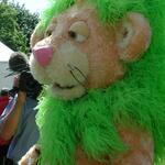 Attraktion Graslöwe auf der BUGA 