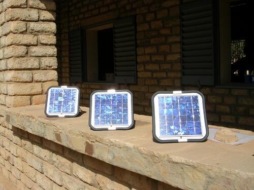 Solarmodule in Mali 