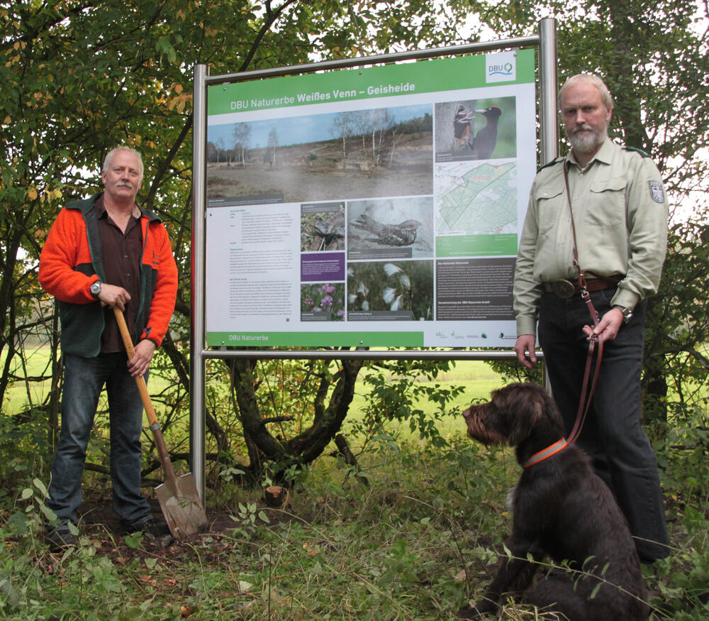 Infotafel Weißen Venn-Geisheide © Bundesforstbetrieb Rhein-Weser