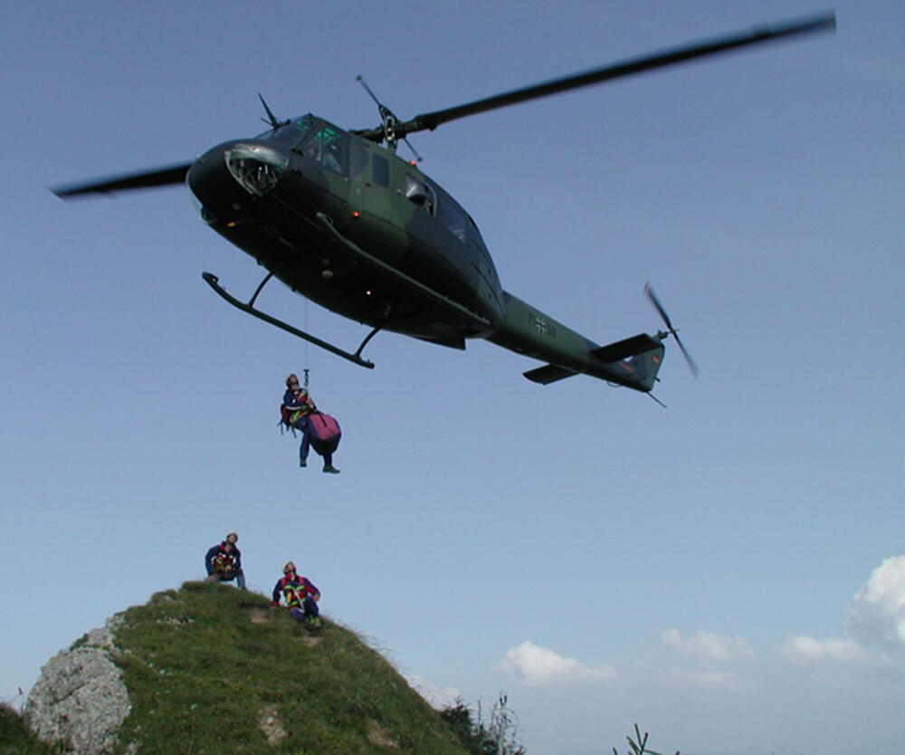 Hubschrauber im Einsatz 