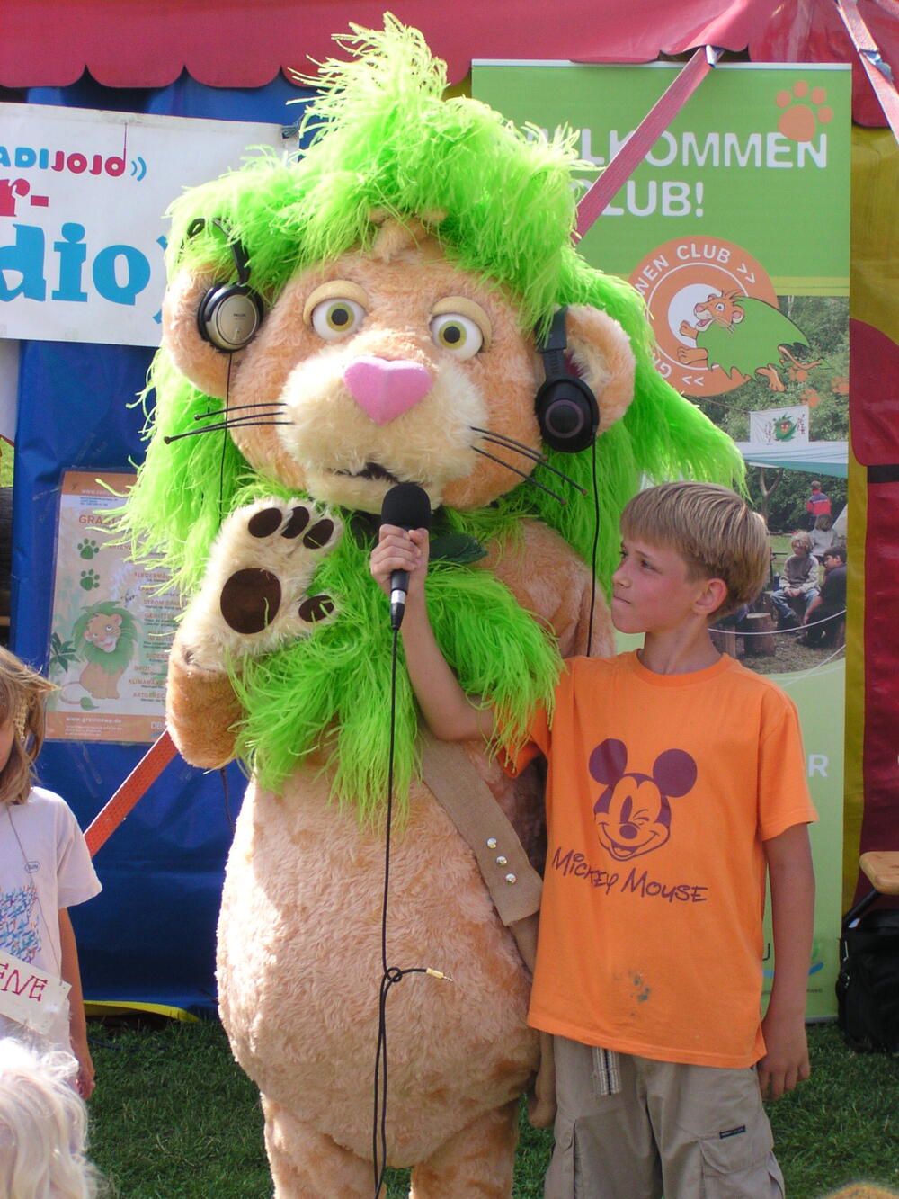 Graslöwen Radioreporter 