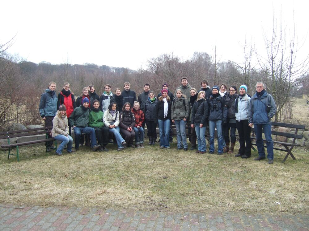 Gruppenfoto der Seminarteilnehmer Insel Vilm 