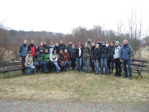 Gruppenfoto der Seminarteilnehmer Insel Vilm 