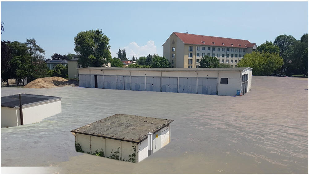Augmented Reality Anwendung © Institut für Wasserbau und technische Hydromechanik der TU Dresden