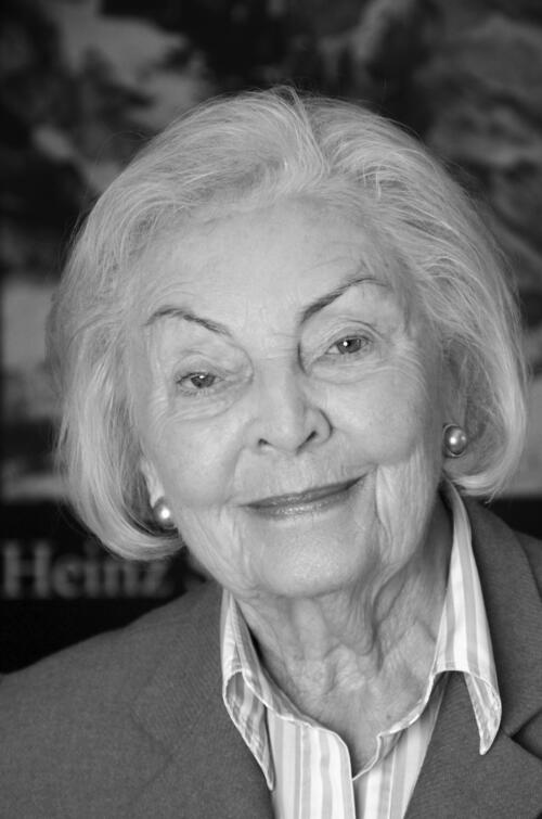 Inge Sielmann scharz-weiß © Iris Blank