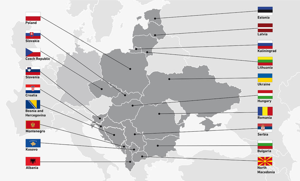 CEE map © Deutsche Bundesstiftung Umwelt