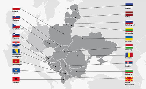 CEE map © Deutsche Bundesstiftung Umwelt