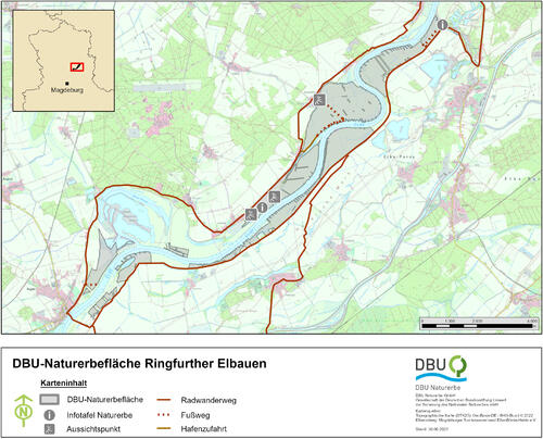 Besucherlenkung Ringfurther Elbauen © DBU Naturerbe