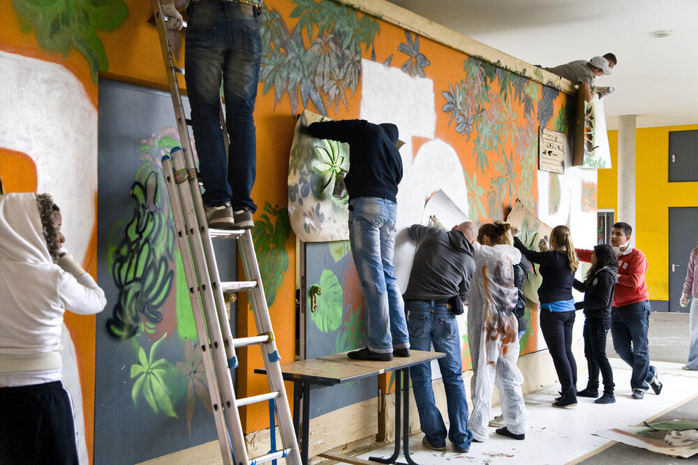 Grafitti - Weil wir es wert sind! &copy; OroVerde Tropenwaldstiftung