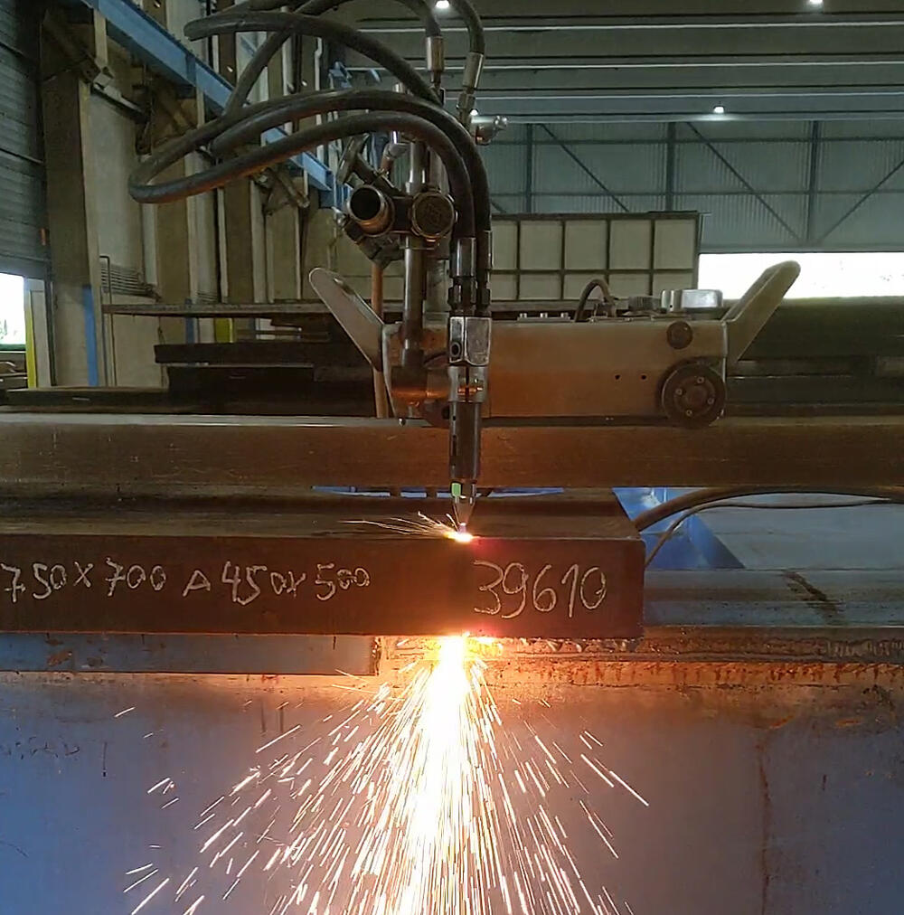 Brennschneideversuch mit Prototyp © PMR Tech/Phillip Reisenberg