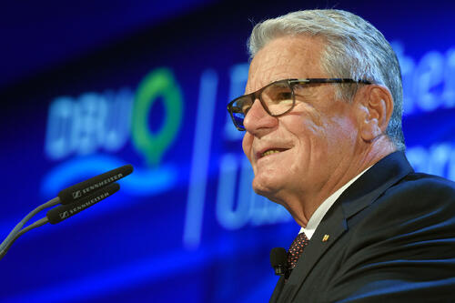 Bundespräsident Joachim Gauck © DBU/Peter Himsel