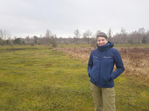 Tierhalterin Christiane Hönicke © Katja Behrendt/DBU Naturerbe