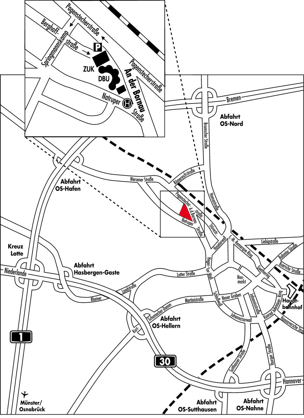 How to find Osnabrueck 