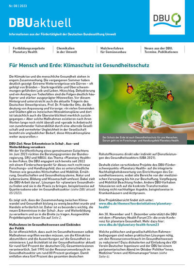 DBU aktuell. Nr. 8, 2023