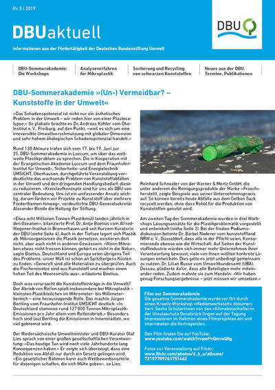 DBU aktuell Nr. 05, 2019